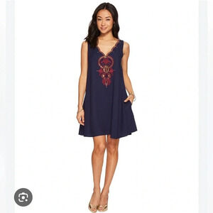 NWT Lilly Pulitzer navy Owen dress sz sm